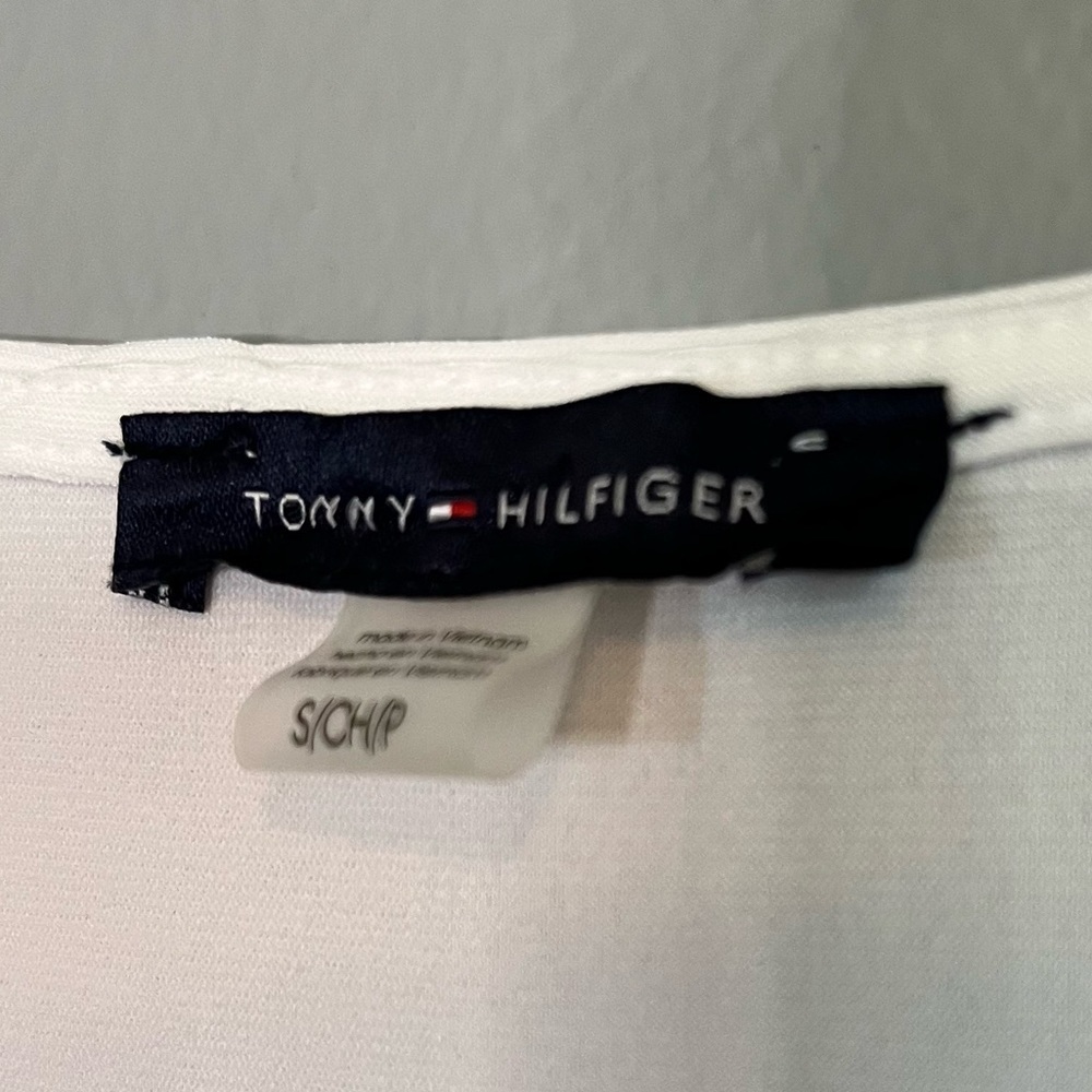 Tommy Hilfiger Women's White Nautical Sleeveless Top Size Small - Picture 3 of 8